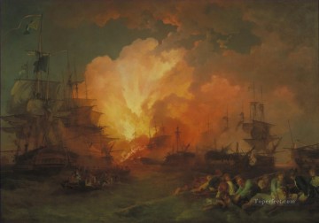 フィリップ・ジェームス・ド・ラウザーブール ナイル海戦の戦い Oil Paintings